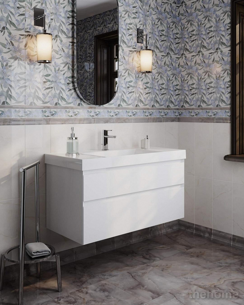 Раковина 100 см Kerama Marazzi Cubo CU.wb.100 белый - 3