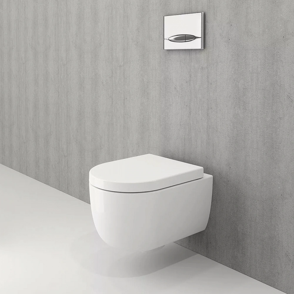 Чаша унитаза подвесного Bocchi Parma 1417-001-0129 белая - 3