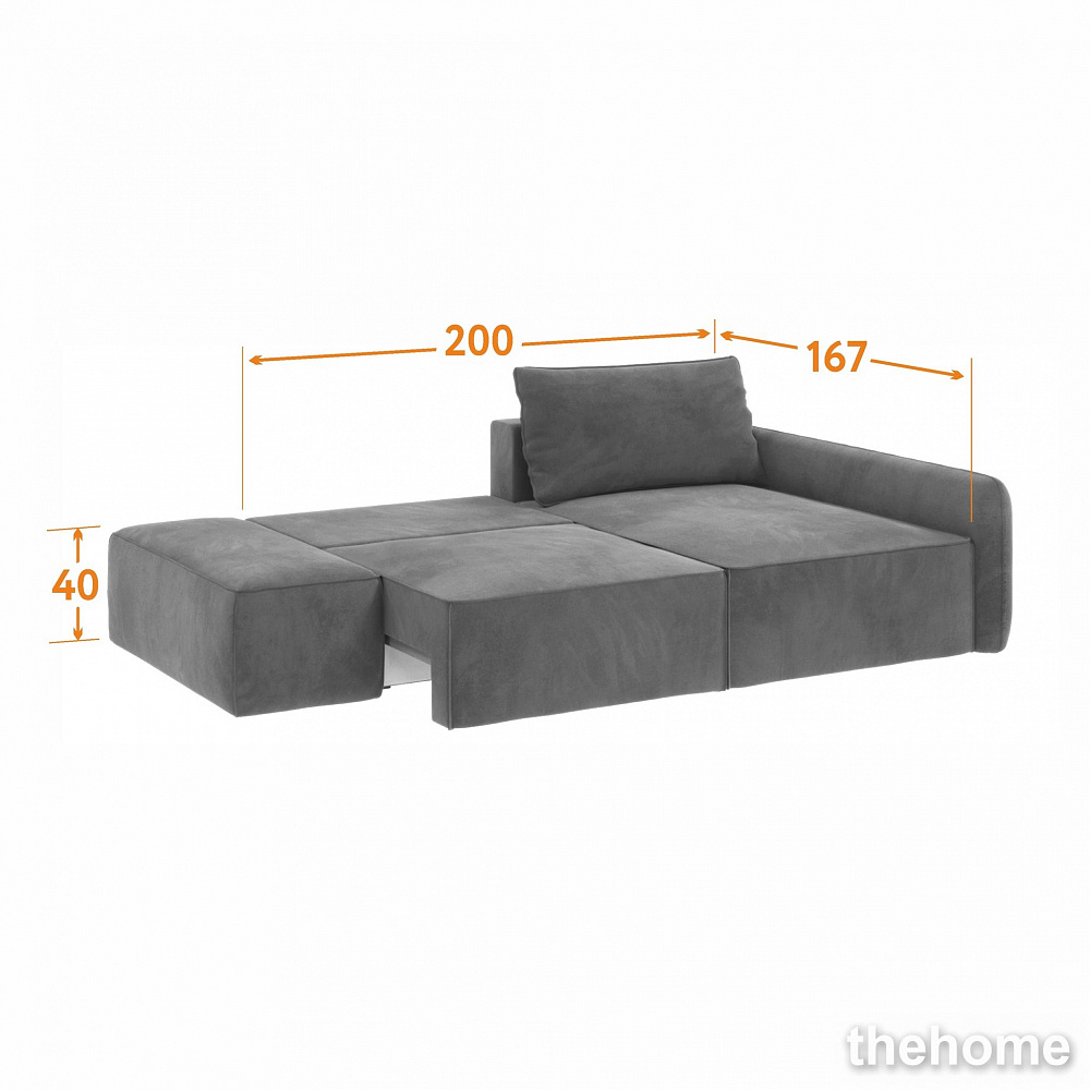 Диван угловой DeeOne Портленд-3 AAA4150019 розовый - 12