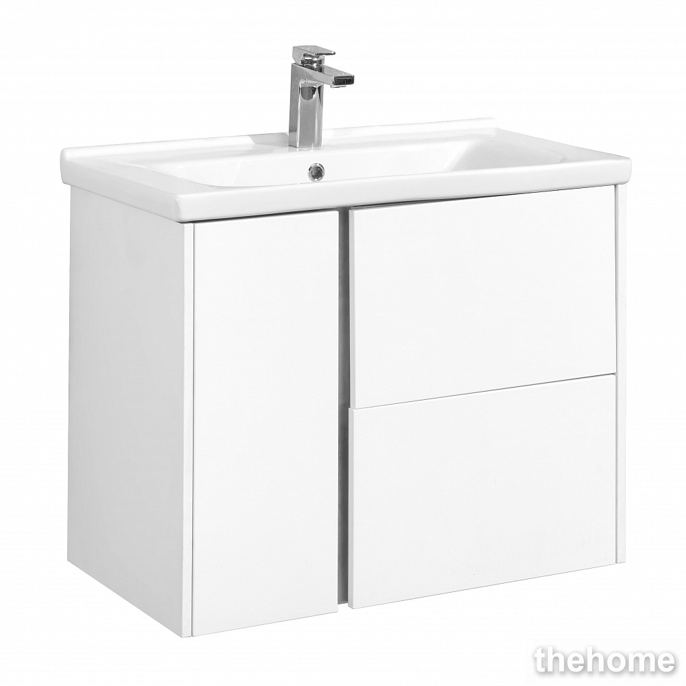 Тумба под раковину 75 см Aquaton Стоун 1A228201SX010 белый - 4