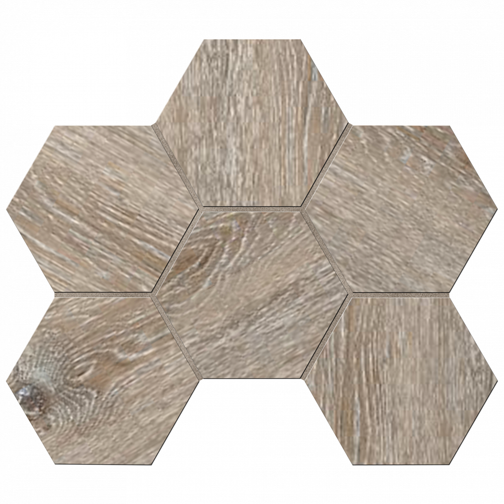 Мозаика DA04 Hexagon 25x28,5 непол. 10 мм - TheHome