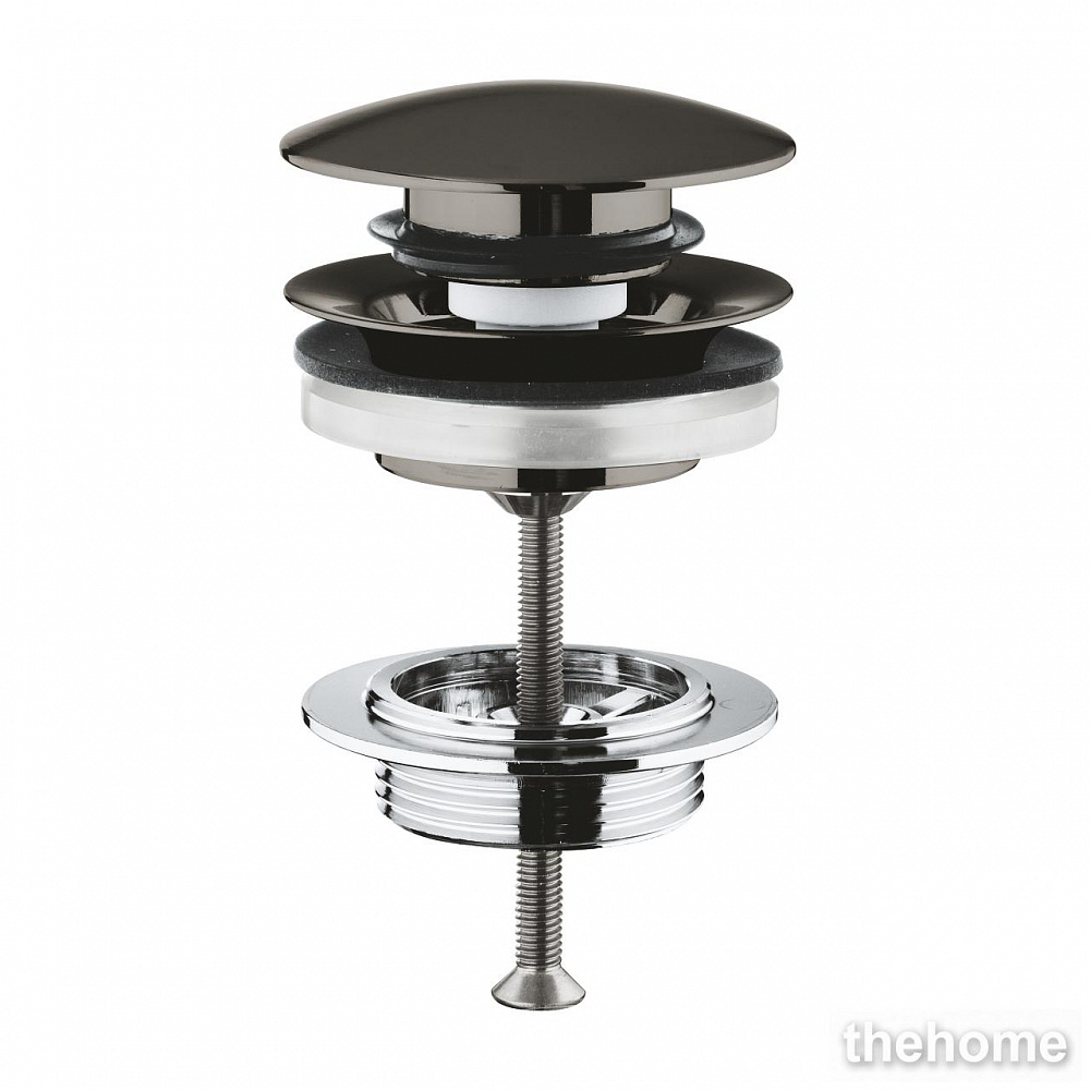 Донный клапан Grohe 65807AL0 тёмный графит, матовый - TheHome