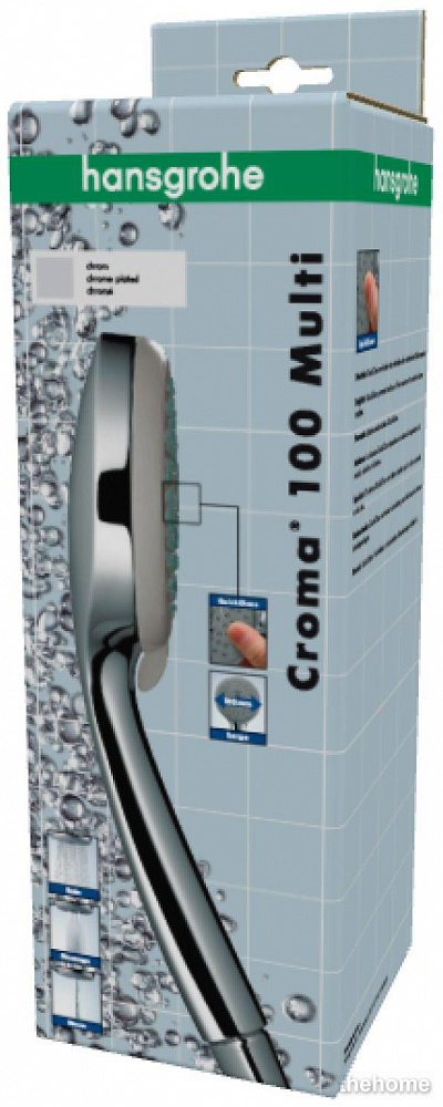 Душевая лейка Hansgrohe Croma 100 Multi 28536000 хром - 10