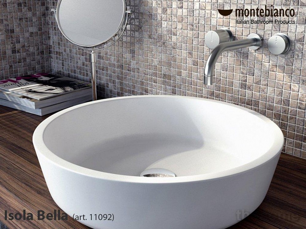 Раковина Montebianco Isola Bella 42x42x11 см - 5