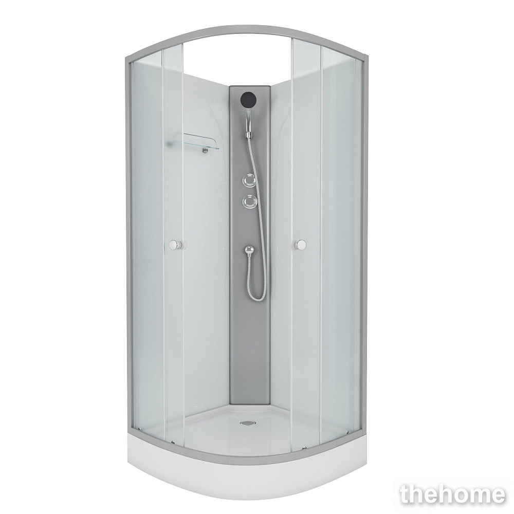 Душевая кабина Niagara Eco NG-4301-08BK 90x90x200 стекло матовое - TheHome