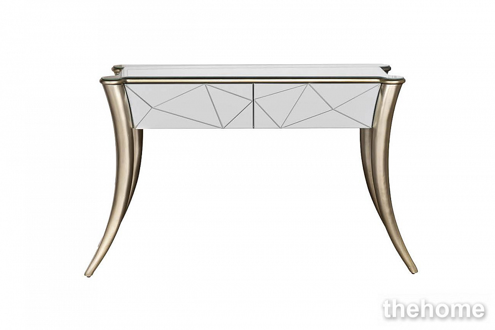 KFC665 Консоль зеркальная 2 ящика 132*45*82см Garda Decor - TheHome