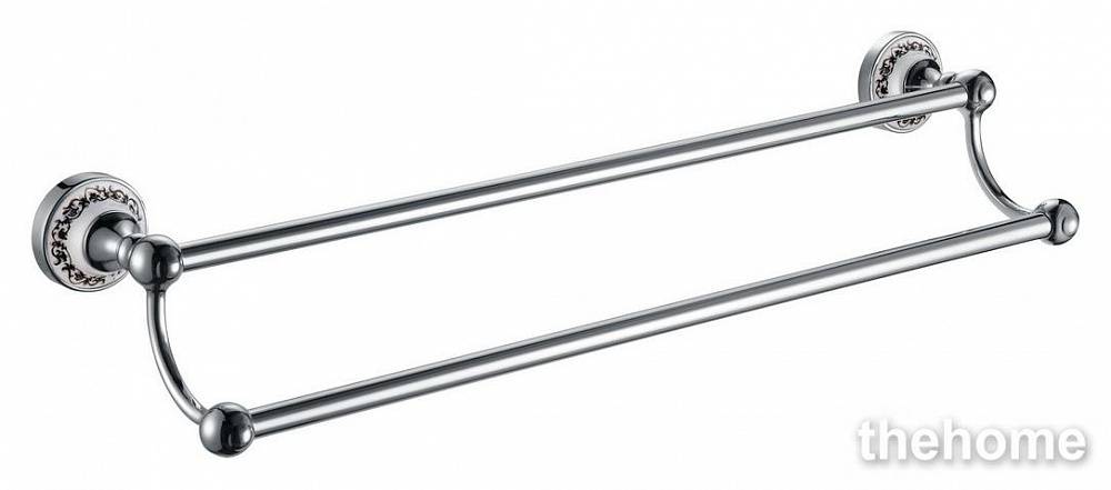 Полотенцедержатель Fixsen Bogema FX-78502 двойной, хром - TheHome