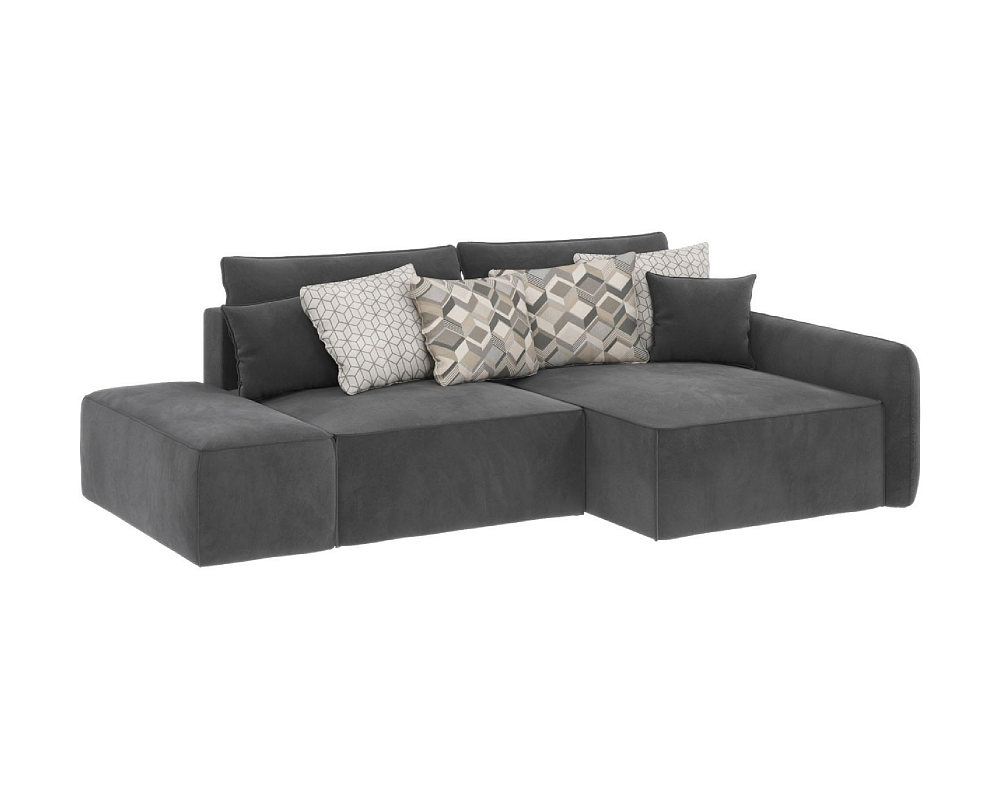 Диван угловой DeeOne Портленд-3 AAA4150017 серый - TheHome