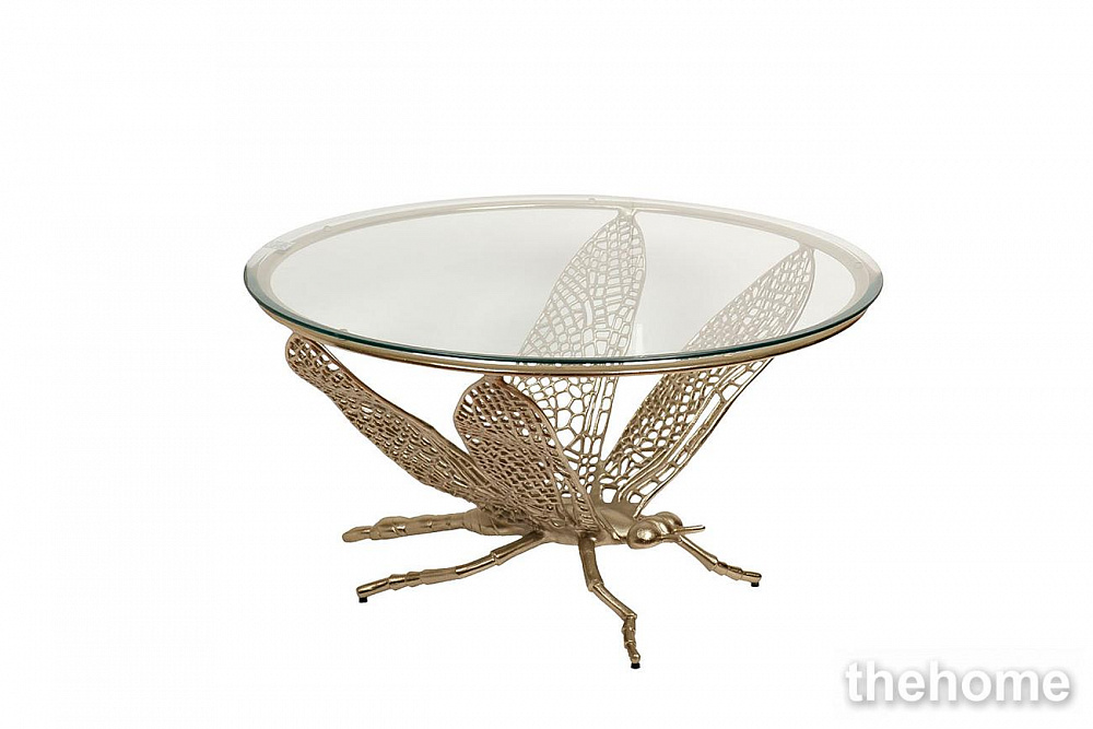 69-1018296 Стол журнальный "Стрекоза"  d84*44см Garda Decor - TheHome