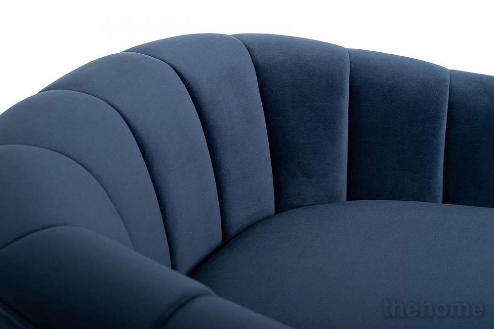 ZW-777 BLU SS Кресло велюр тёмно-синий 77*70*71см Garda Decor - 3