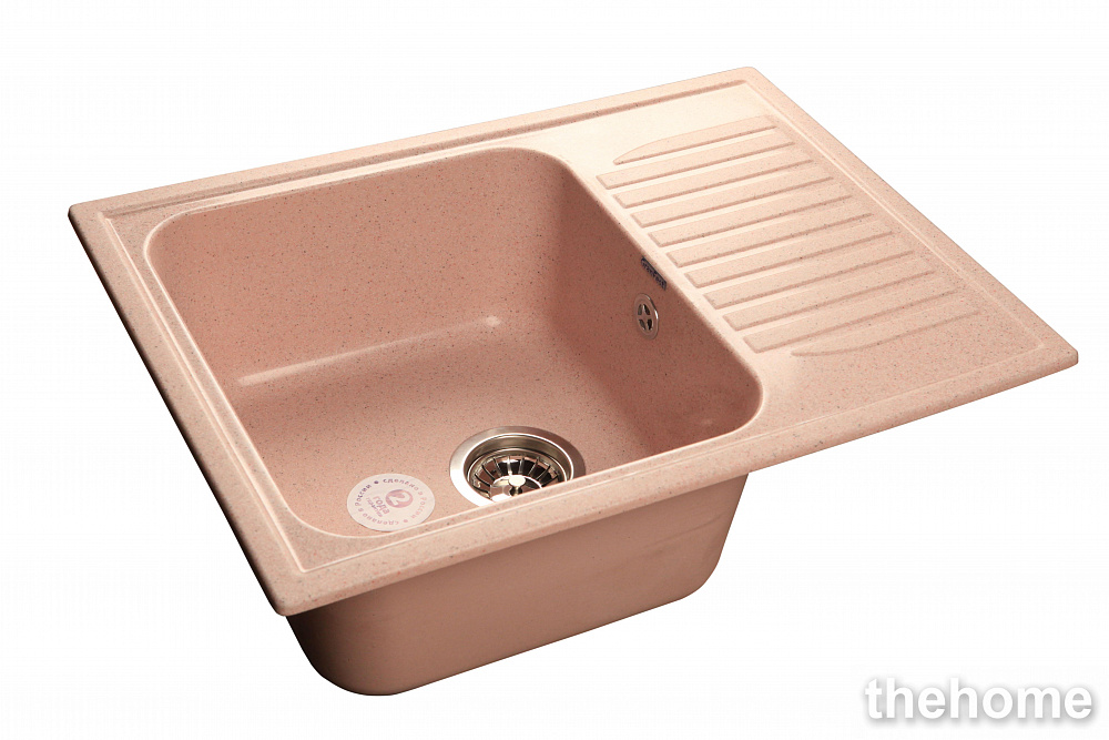 Кухонная мойка GranFest Standart GF-S645L 417591 розовая - TheHome