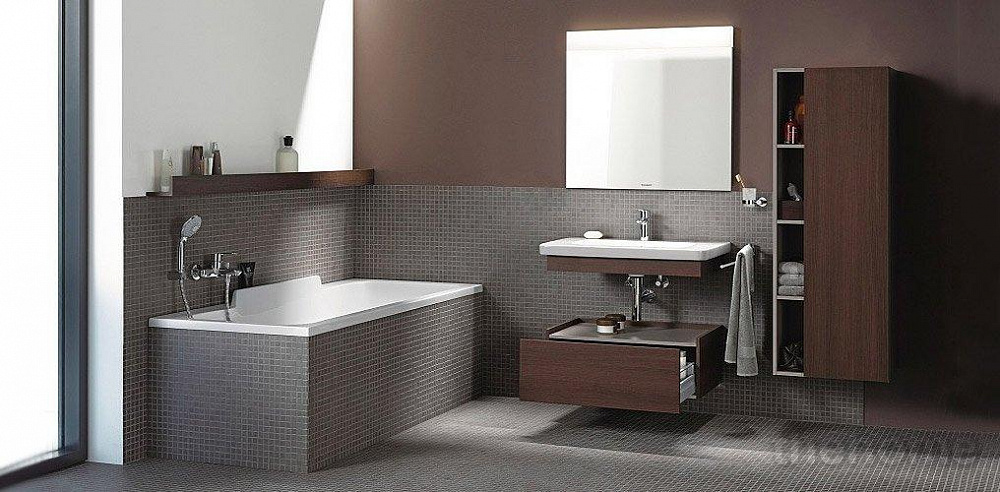 Раковина Duravit D-Code 03428500002 85 см встраиваемая сверху - 6