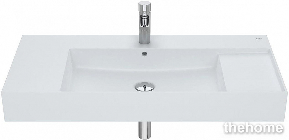 Раковина 100 см Roca Inspira square 32752A630 жемчужный - TheHome