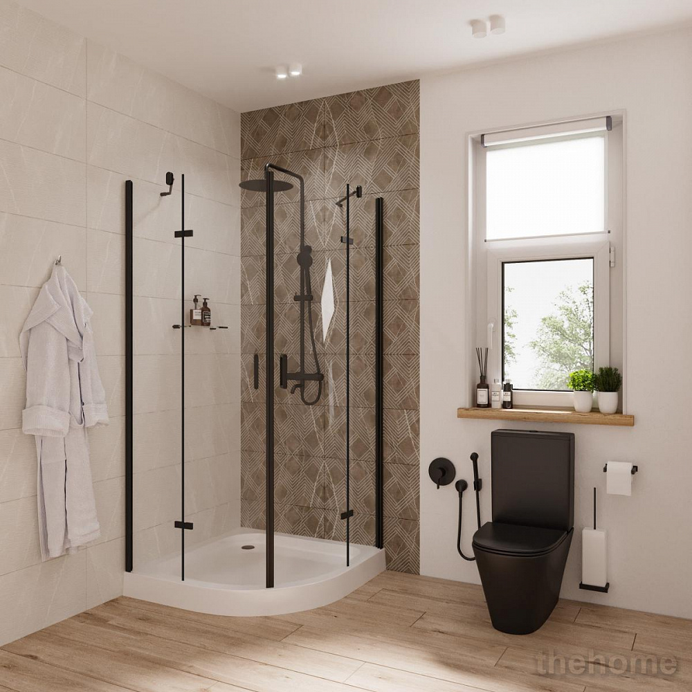 Душевой уголок Niagara Nova 68160811BLACK 100x100 см - 2