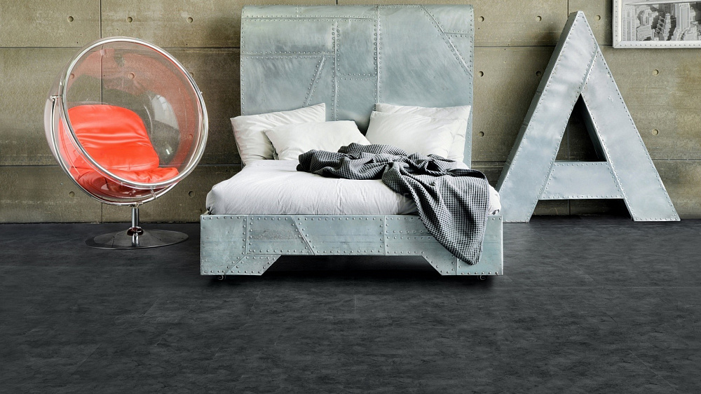 Кварц-виниловая плитка Alpine Floor Grand Stone Скол обсидиана ECO 8-4 - TheHome