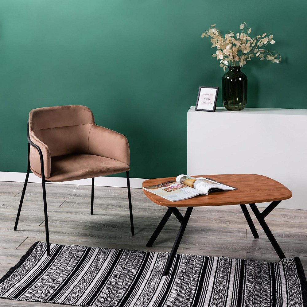 Стол журнальный R-Home Flora Q Вишня Локарно - 9