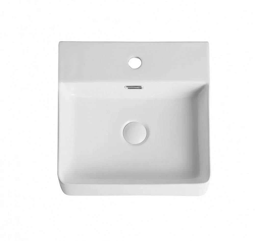 Раковина Orange B04-405w накладная 41x42см белая - 3