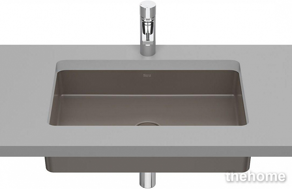 Раковина 61 см Roca Inspira square 327535660 кофе - TheHome
