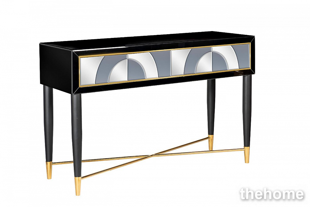 KFG122 Консоль 2 ящика зеркало двухцветное 120*42*75см Garda Decor - 2