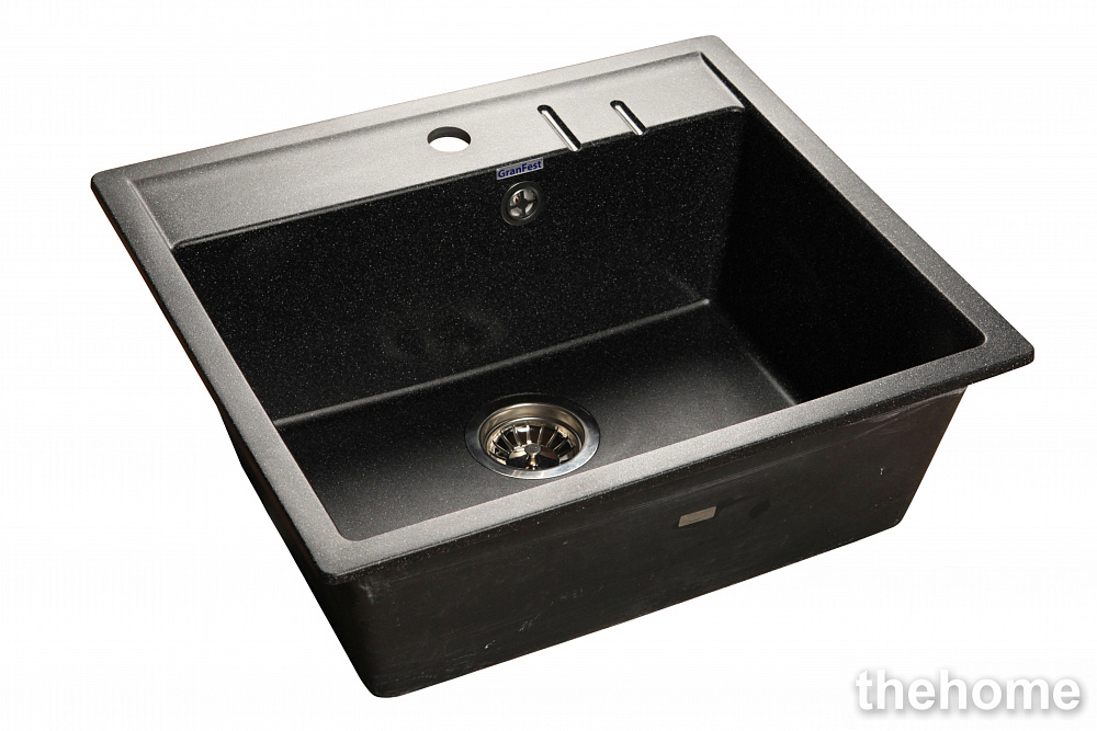 Кухонная мойка GranFest Quadro GF-Q560 421003 черная - TheHome