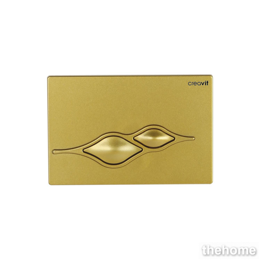 Клавиша смыва для инсталляции Creavit UFO GP1006.00 золото матовая - TheHome