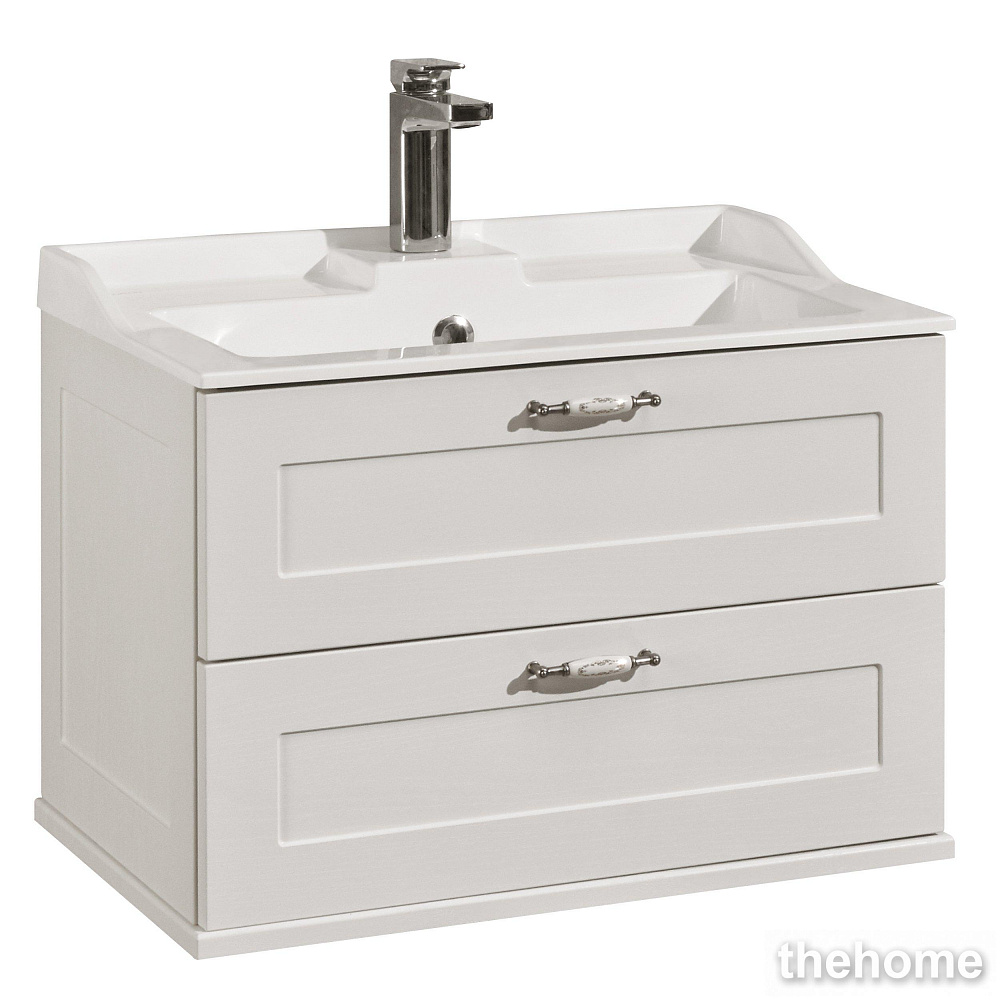 Тумба под раковину Aquaton Леон 65 1A187001LBPS0 дуб белый - TheHome