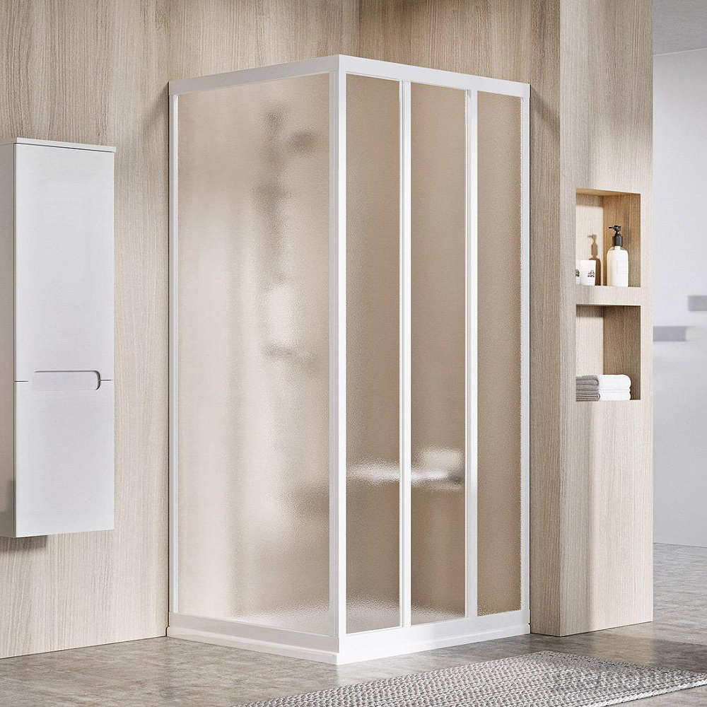 Душевая перегородка Ravak SUPERNOVA APSS-75 белая+ Grape - TheHome