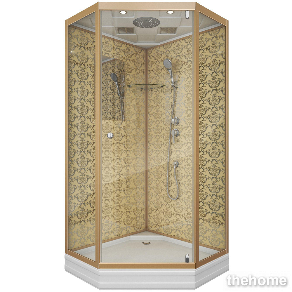 Душевая кабина Niagara Luxe 7701DG 90x90x210 стекло прозрачное - TheHome