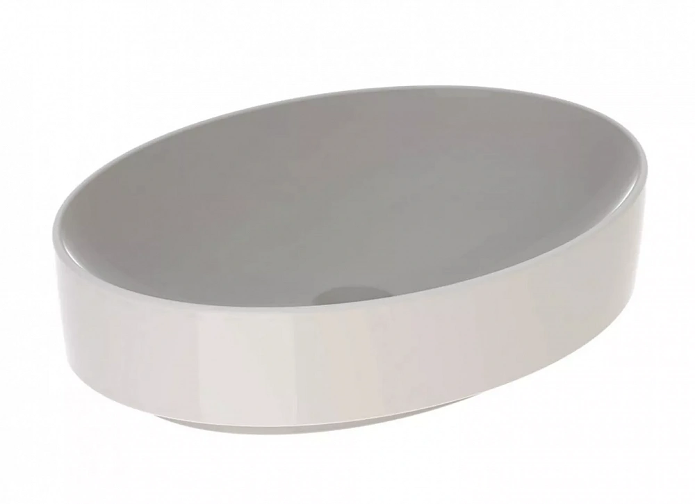 Раковина Geberit Variform 500.771.01.2 55x40 см овальная накладная без перелива - TheHome