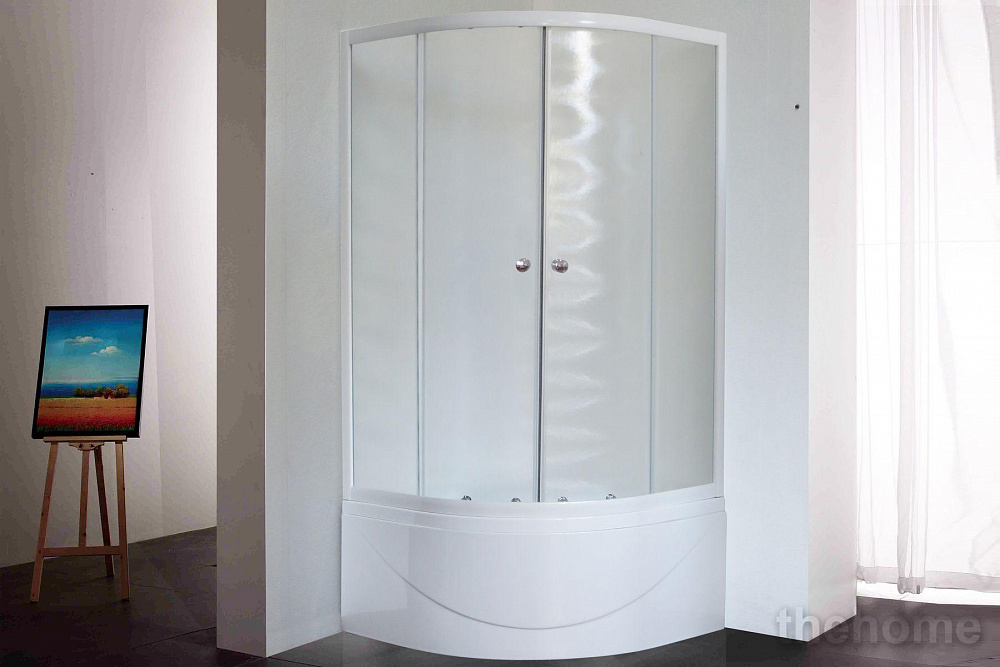 Душевой уголок Royal Bath 100BK-C матовое - 2