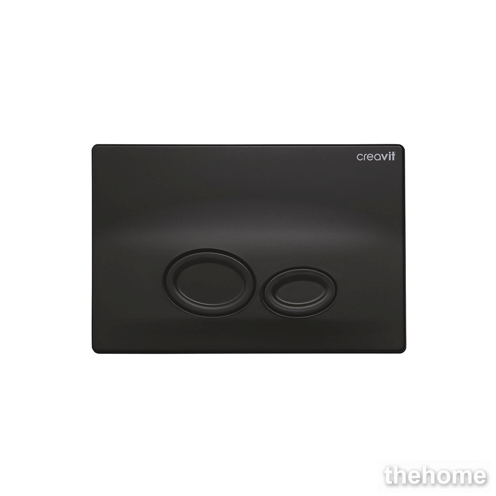 Клавиша смыва для инсталляции Creavit Drop GP2002.01 черная матовая - TheHome