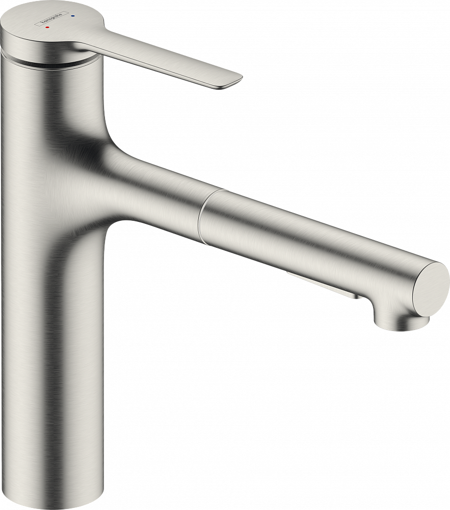 Смеситель Hansgrohe Zesis M33 74801800 для кухонной мойки, под сталь - TheHome