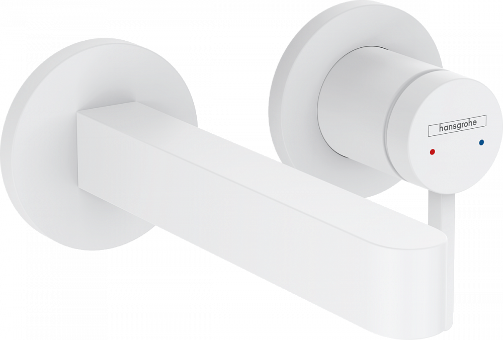 Смеситель Hansgrohe Finoris для раковины 76051700 белый - TheHome