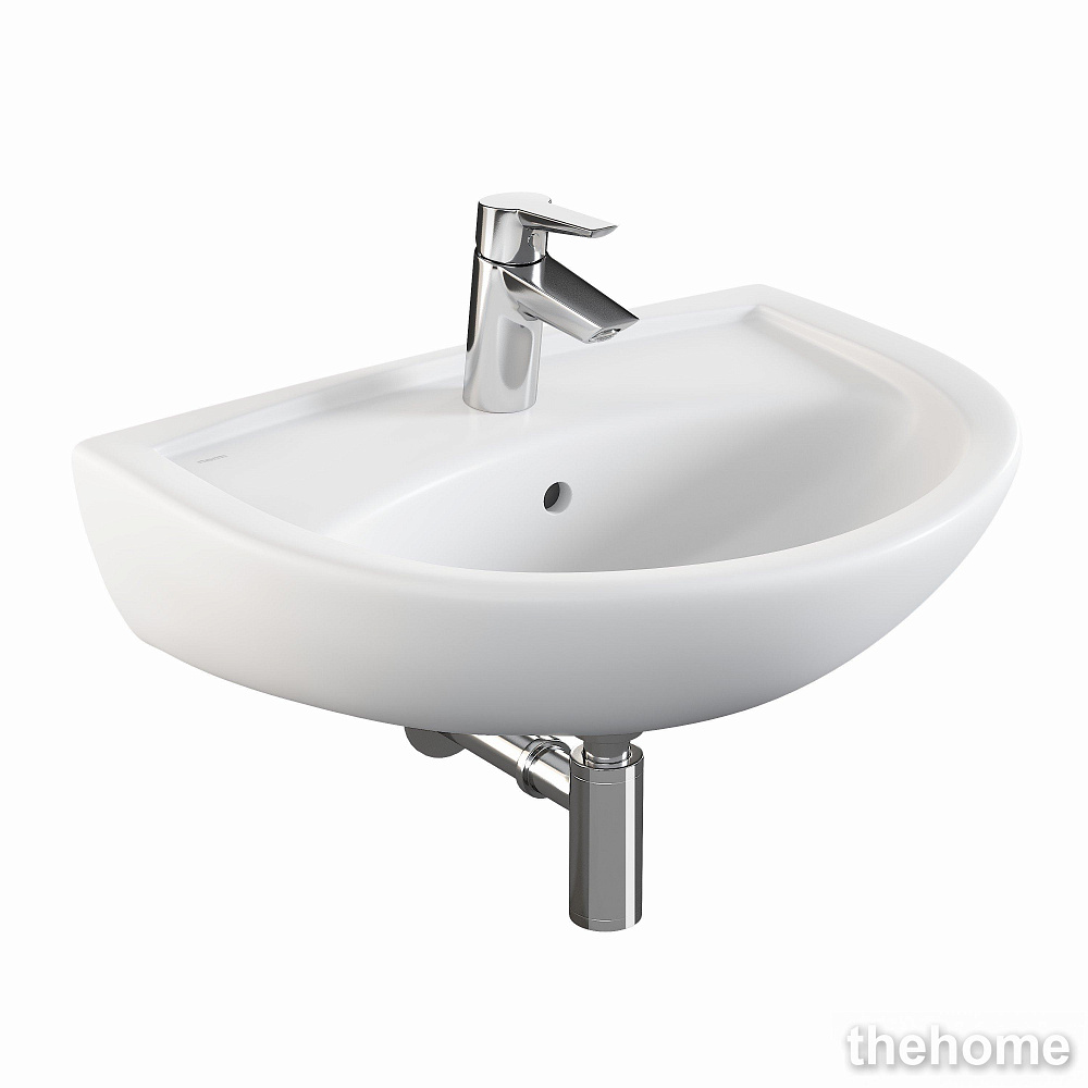 Раковина Norm Fit 6894B099-1776 белая 55 см - TheHome