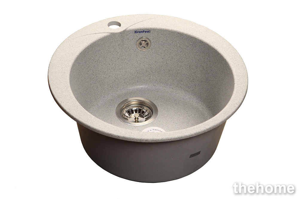 Кухонная мойка GranFest Rondo GF-R480 432576 серая - TheHome