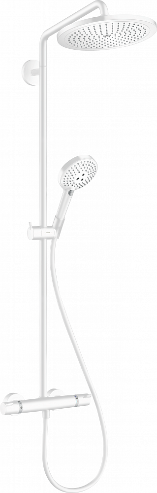 Душевая стойка Hansgrohe Croma Select S 280 1jet 26890700 с термостатом, матовый белый - TheHome