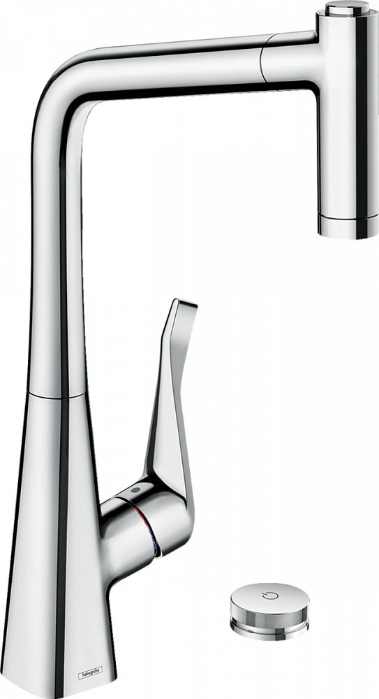 Смеситель Hansgrohe Metris для кухонной мойки 73806000 хром - TheHome