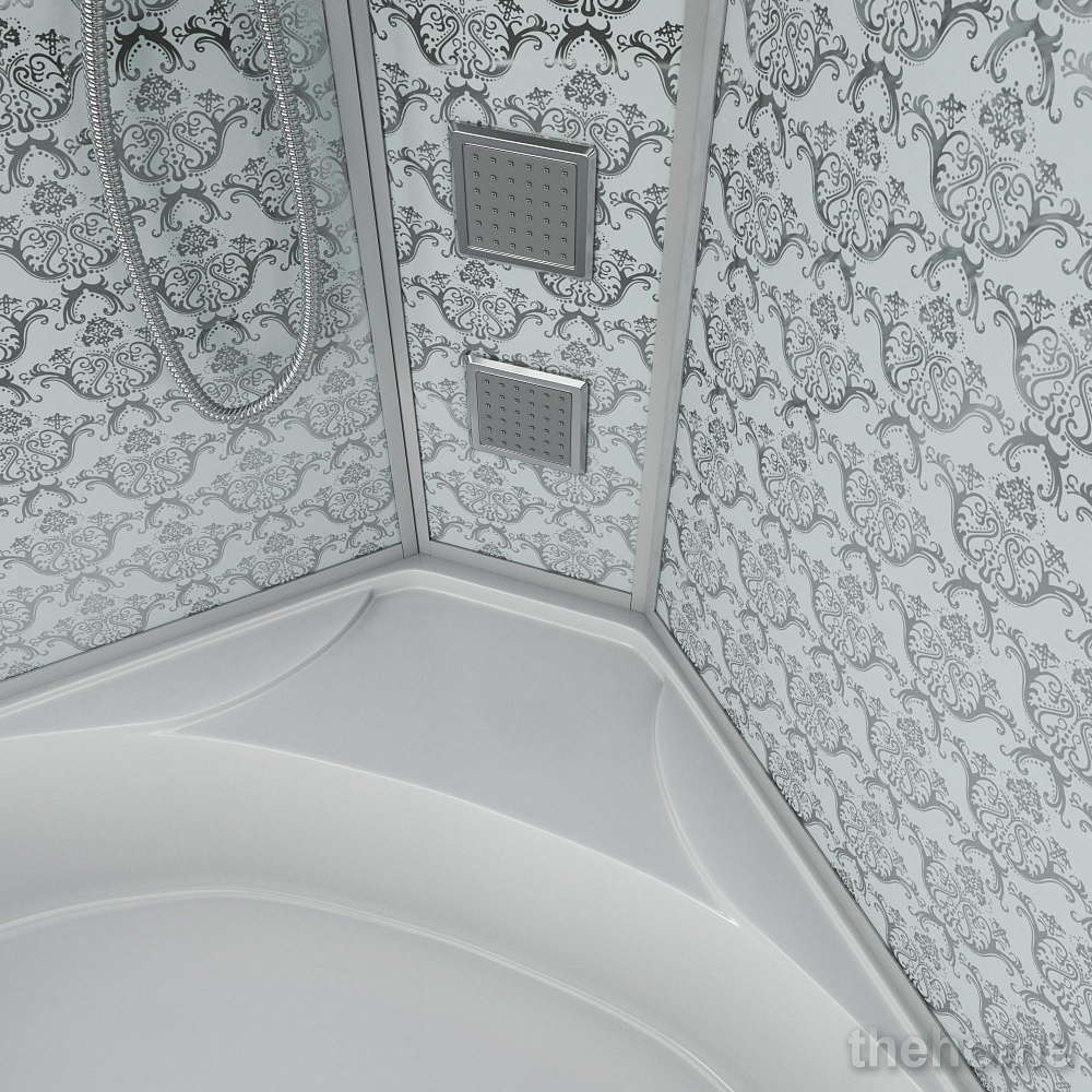 Душевая кабина Niagara Luxe NG-7744W 120х120х215 стекло прозрачное - 5