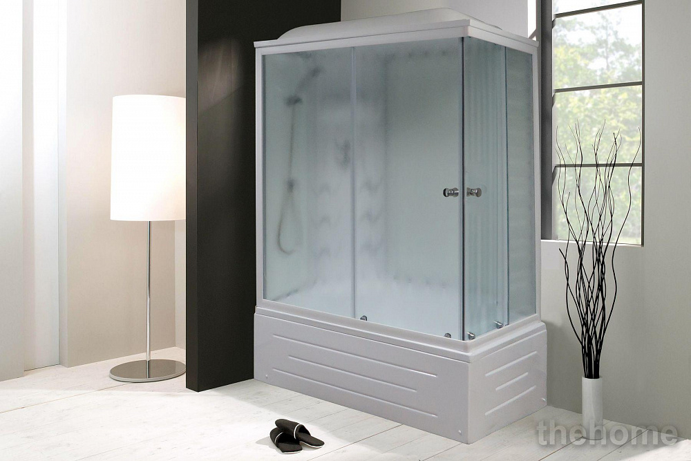 Душевая кабина Royal Bath 8100BP3-WCбелое/матовое левая - 2