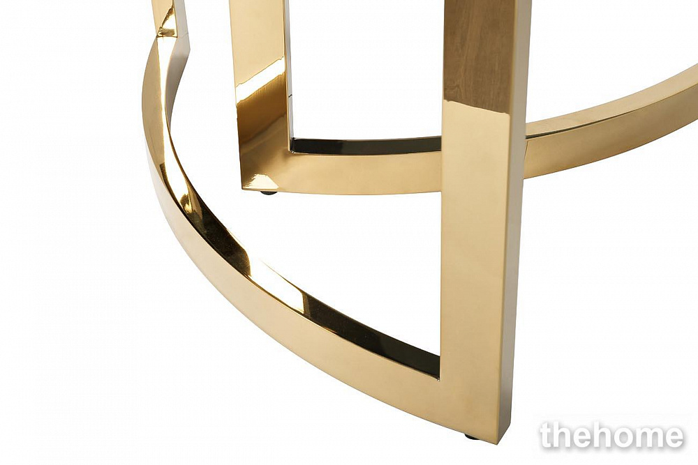 47ED-CT062GOLD Стол журнальный темн.стекло/золото d90*45см Garda Decor - 3