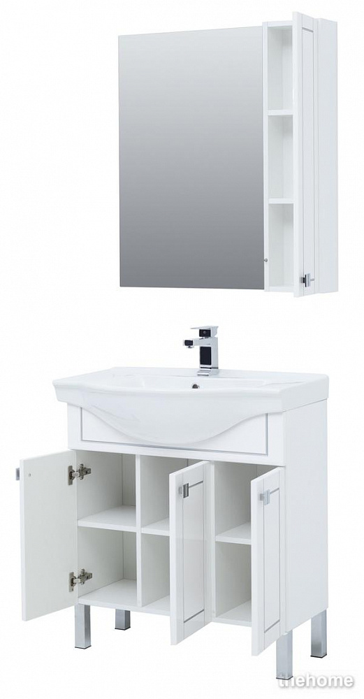 Зеркало-шкаф Aquanet Эрвин 80 00260307 белый - 7