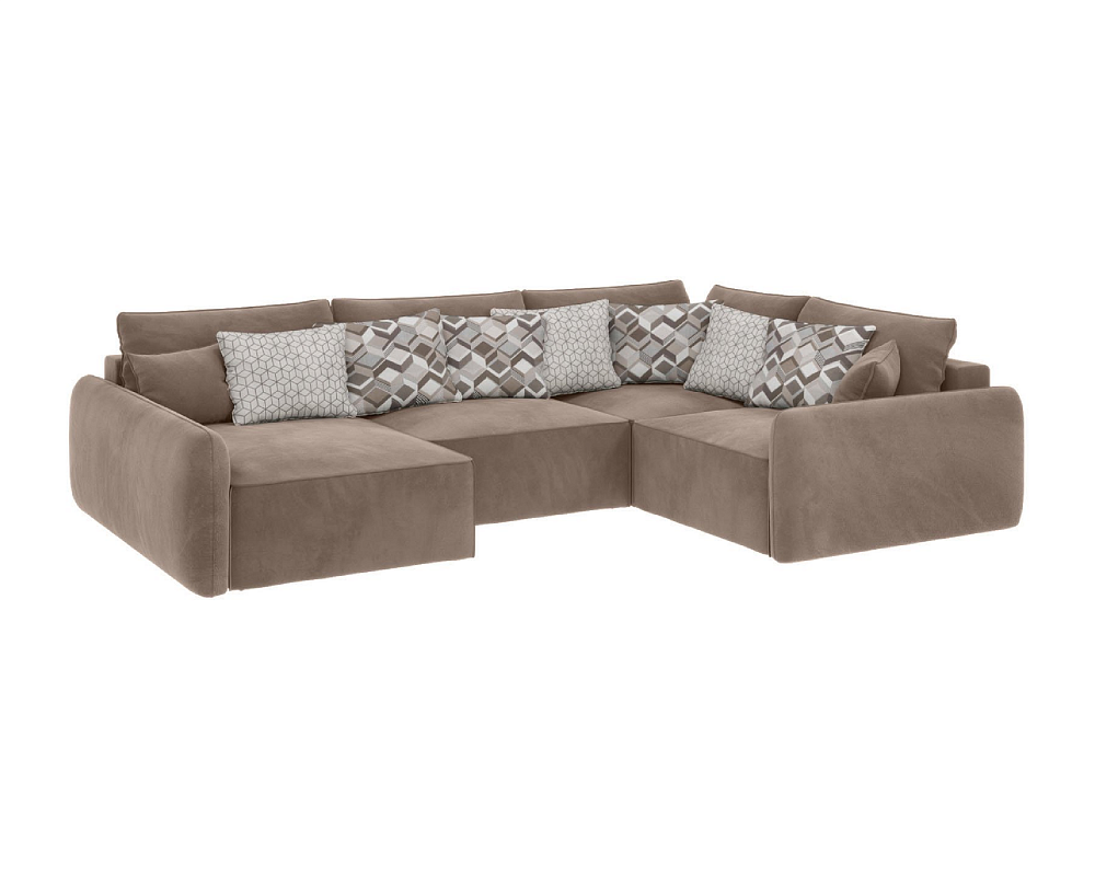 Диван угловой DeeOne Портленд-8 AAA4157001 бежевый - TheHome