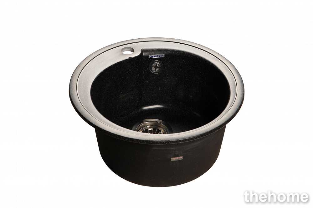 Кухонная мойка GranFest Rondo GF-R450 429019 черная - TheHome