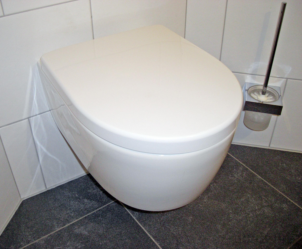 Подвесной унитаз Geberit iCon Rimfree 204060000 безободковый (без сиденья) - 5