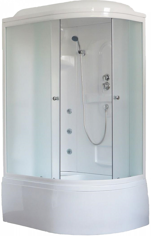 Душевая кабина Royal Bath 8120BK2-M матовое левая - TheHome