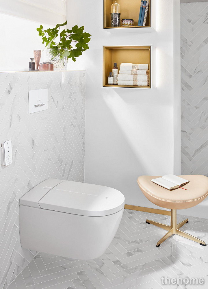 Унитаз-биде подвесной Villeroy&Boch ViClean - I100 V0E100R1, белый - 5