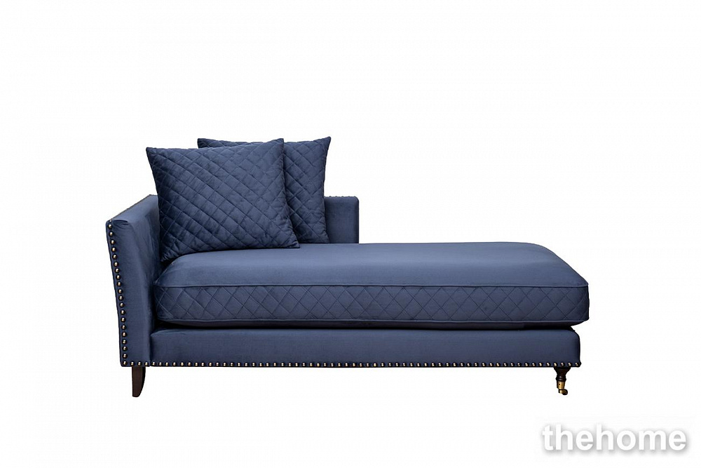 Диван-Кушетка Sorrento правая велюр т.синий Colt034 SIN 180*98*88см Garda Decor - TheHome