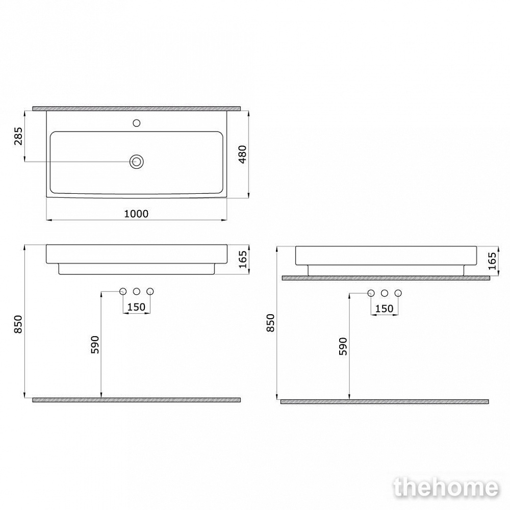 Раковина Bocchi Scala Arch 1079-019-0126 красная - 3