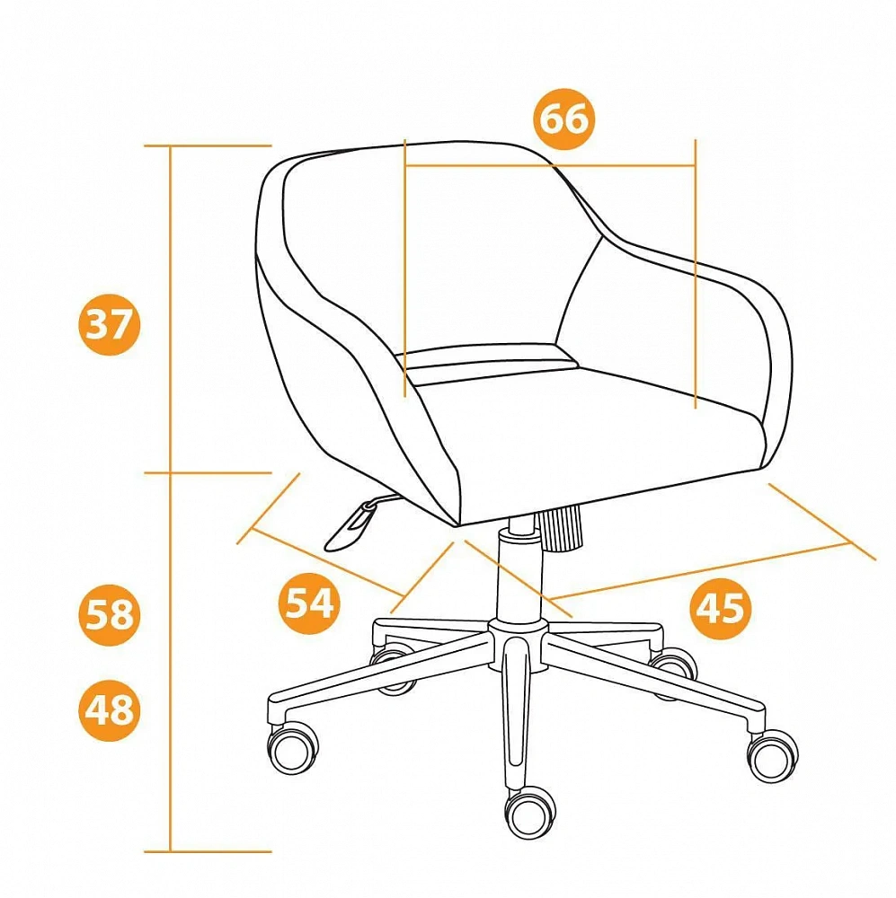 Кресло MODENA хром TetChair 14232 - 12