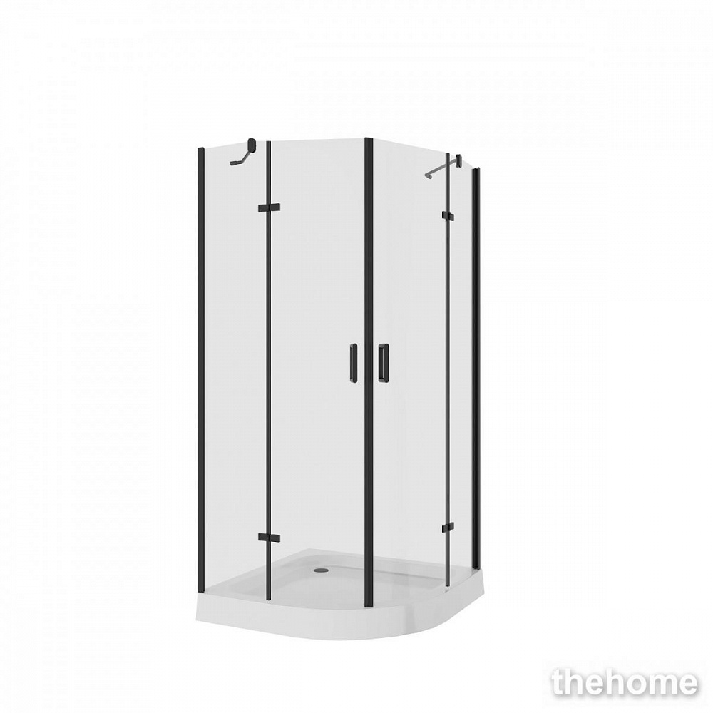 Душевой уголок Niagara Nova 68160811BLACK 100x100 см - TheHome
